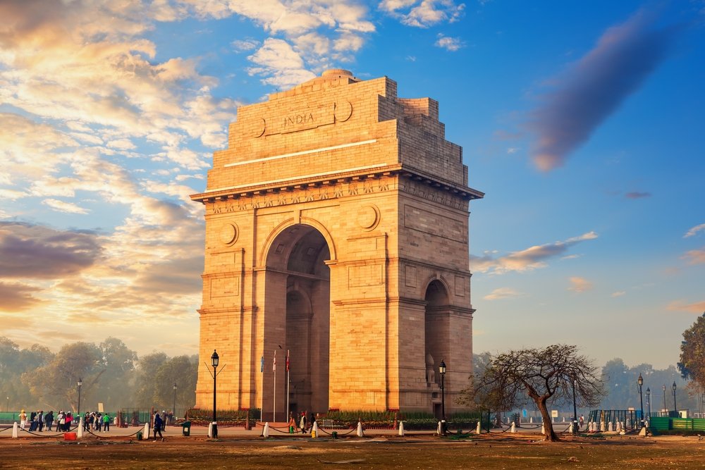 India,Gate,At,Sunrise,,Rajpath,,New,Dehli,,India